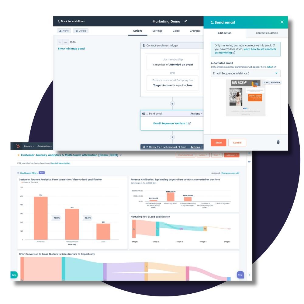 hubspot dashboard